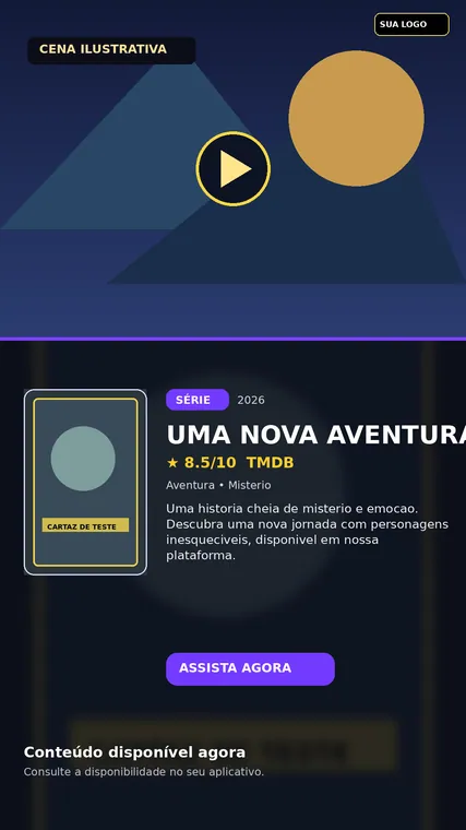Exemplo real gerado pela plataforma